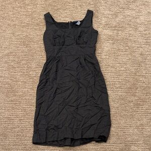 J. Crew Charcoal Asymmetrical Dress